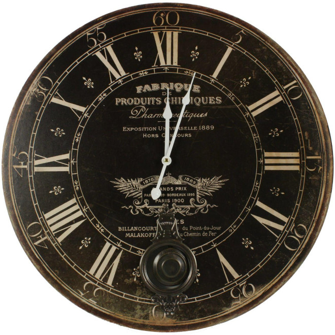 Antike Uhr Pendel Chemiefabrik 58cm