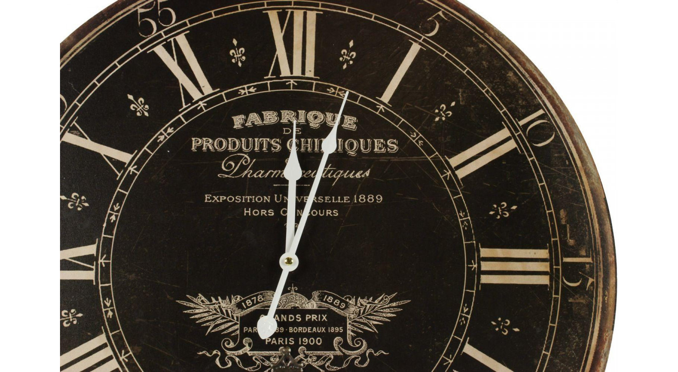 Antike Uhr Pendel Chemiefabrik 58cm