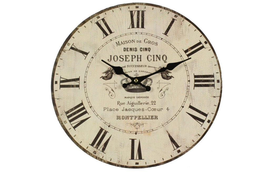 Horloge Ancienne Murale Maison De Gros 34cm