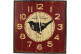 Antike Wanduhr Quadrat Botanischer Garten 60cm