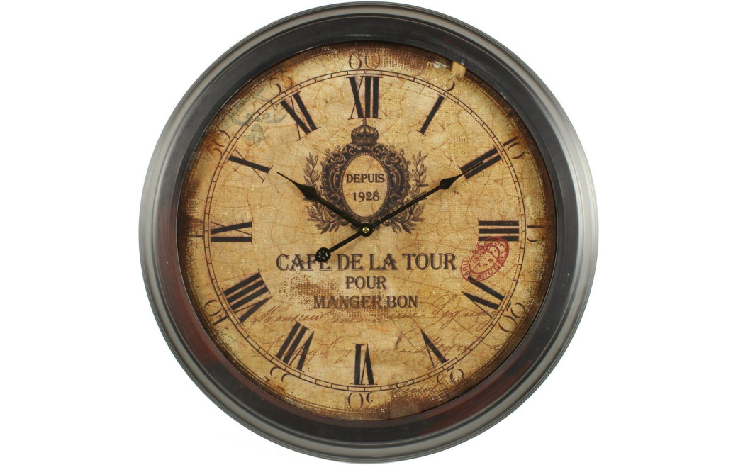 Horloge Ancienne Murale Café De La Tour 58cm