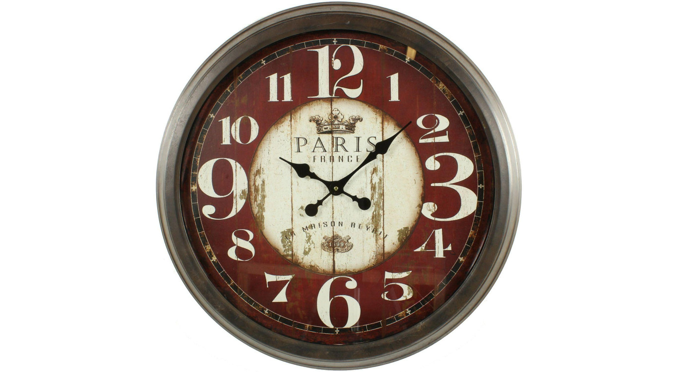 Große alte Wanduhr Paris Frankreich 70cm