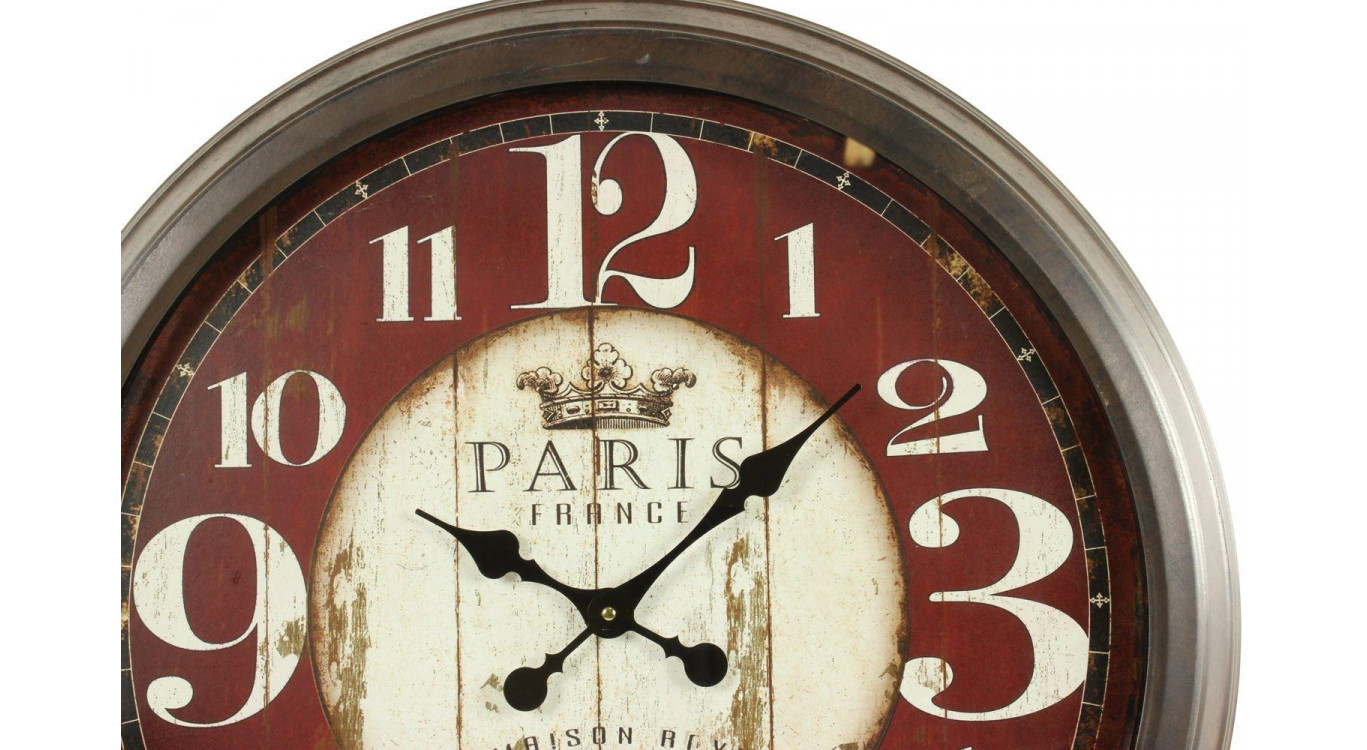 Große alte Wanduhr Paris Frankreich 70cm