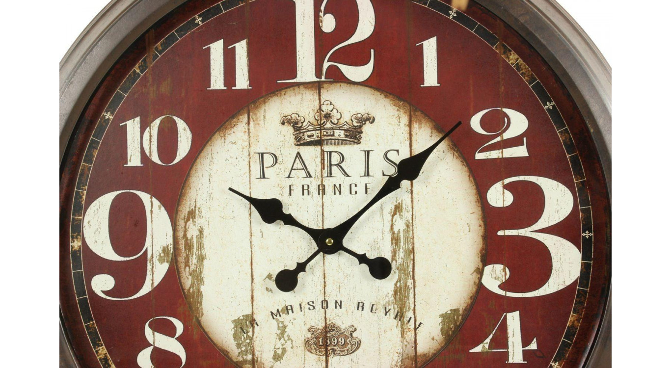 Große alte Wanduhr Paris Frankreich 70cm