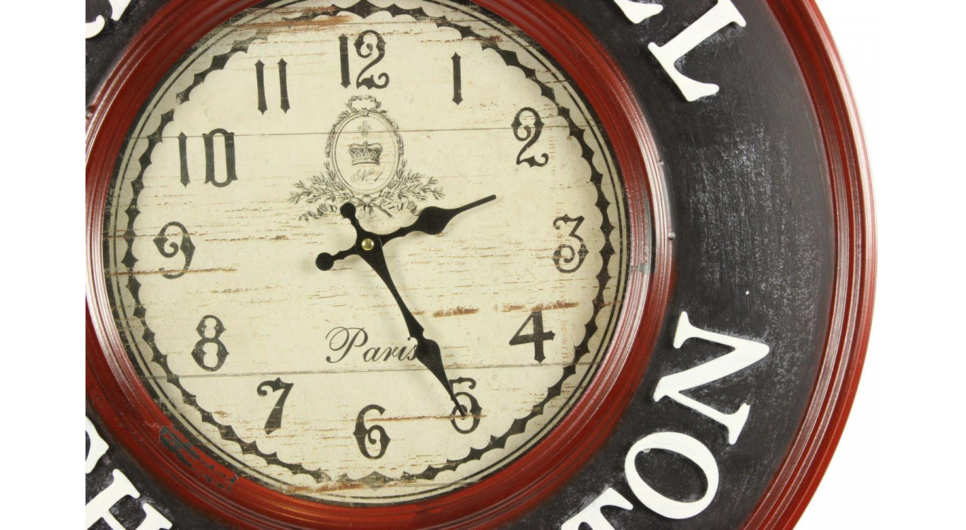 Horloge Ancienne Murale Grand Hôtel Charleston 59cm