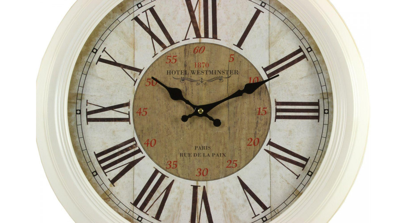 Alte Wanduhr Hotel Westminster 47cm