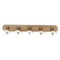 Perchero Madera 5 ganchos 74x14x9cm