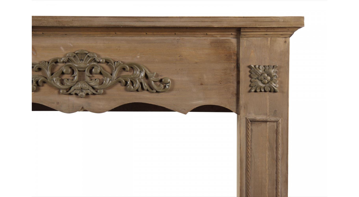 Einrahmung Mantel Kamin 105x17x102.5cm