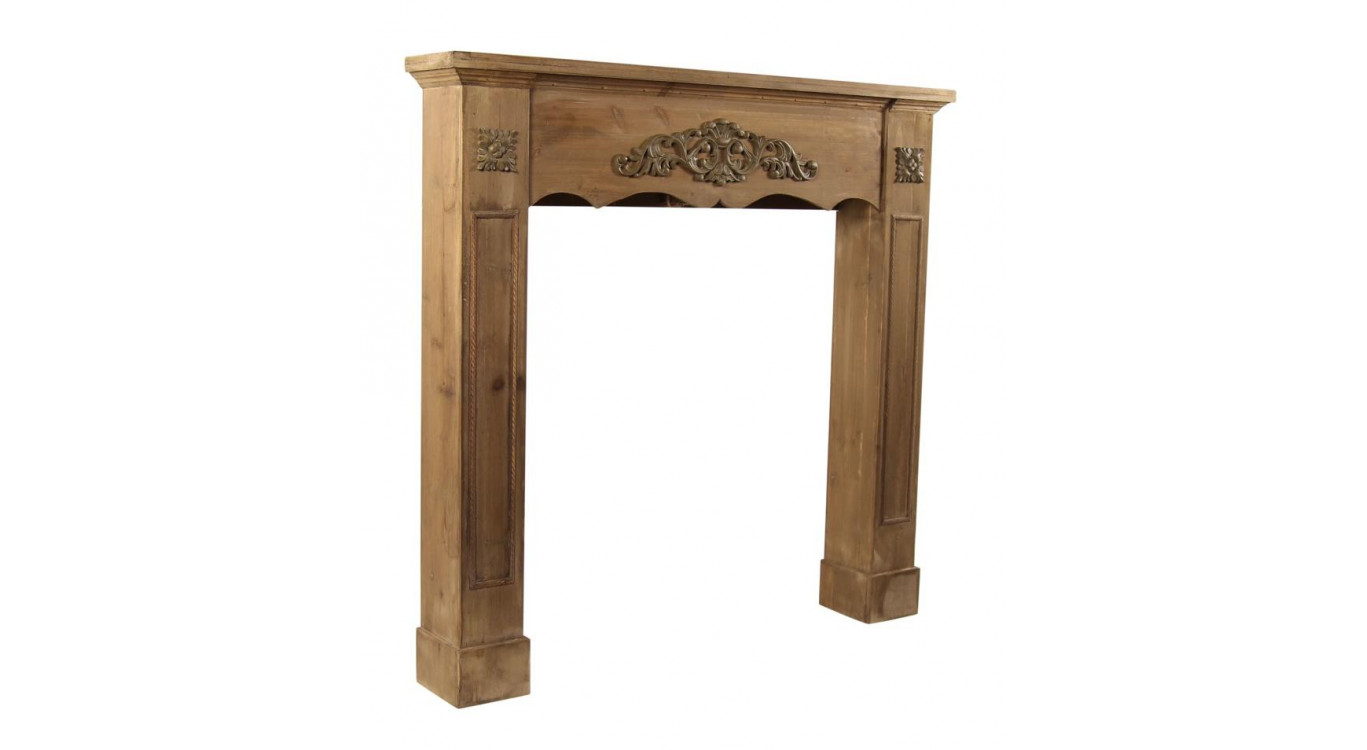 Einrahmung Mantel Kamin 105x17x102.5cm