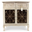 Sideboard Konfitüre 2 Schubladen Holz Cesure Weiß 75x39x81cm