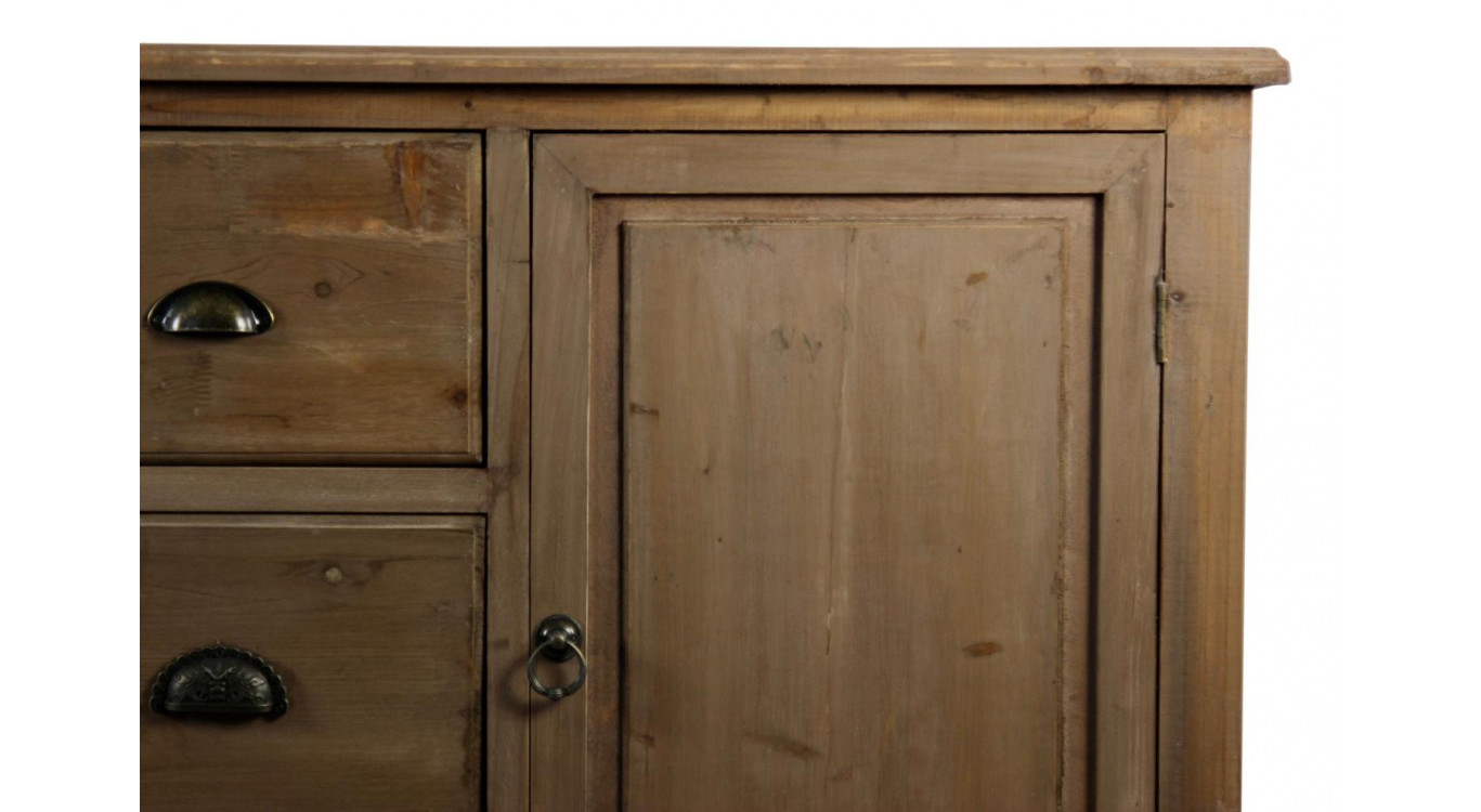 Wochenmöbel Chiffonnier Grainetier Bois 9 Schubladen 210x54x90cm