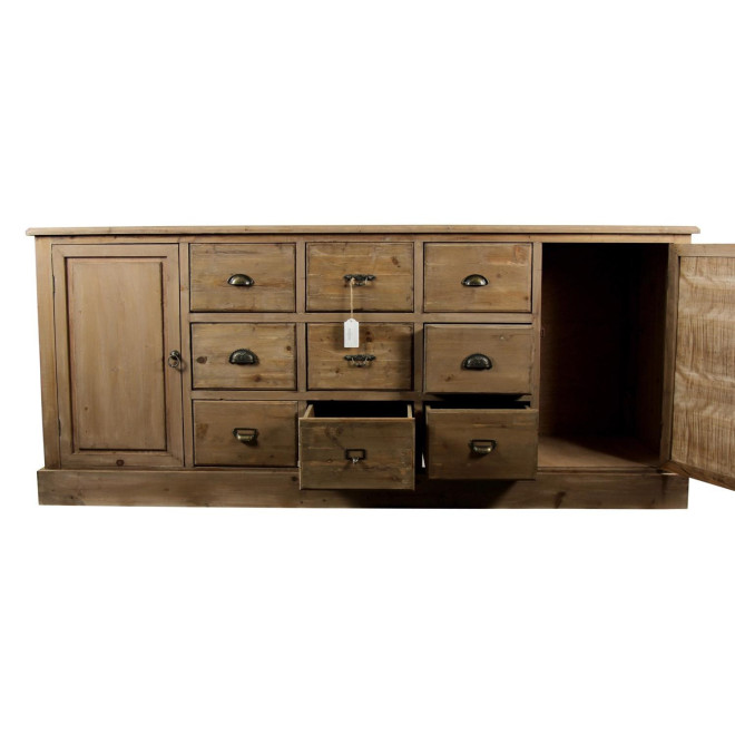 Wochenmöbel Chiffonnier Grainetier Bois 9 Schubladen 210x54x90cm