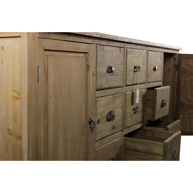 Wochenmöbel Chiffonnier Grainetier Bois 9 Schubladen 210x54x90cm