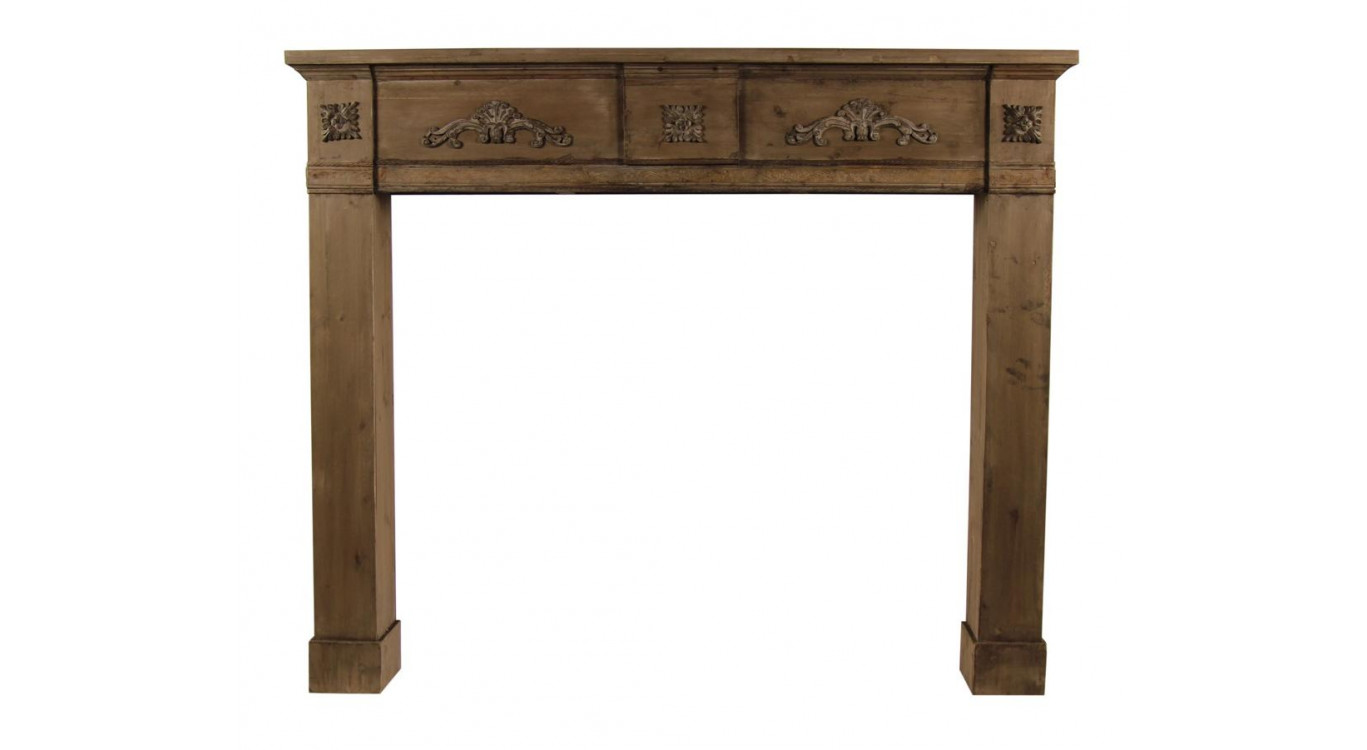 Einrahmung Mantel Kamin 137x20x114cm