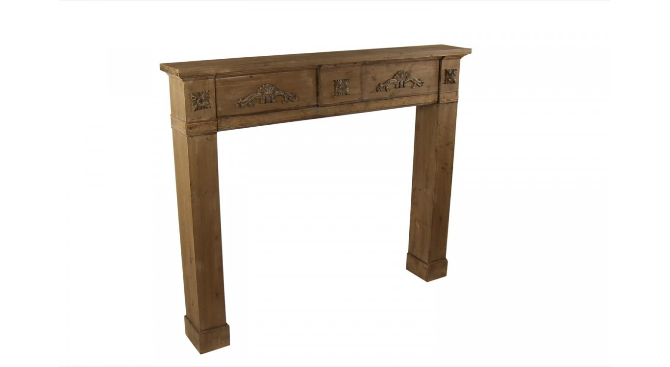 Einrahmung Mantel Kamin 137x20x114cm