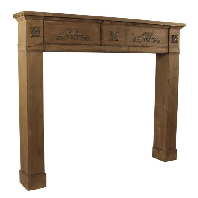 Einrahmung Mantel Kamin 137x20x114cm
