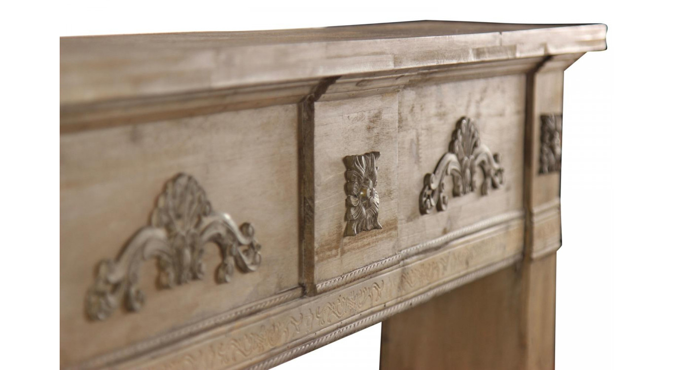 Einrahmung Mantel Kamin 137x20x114cm