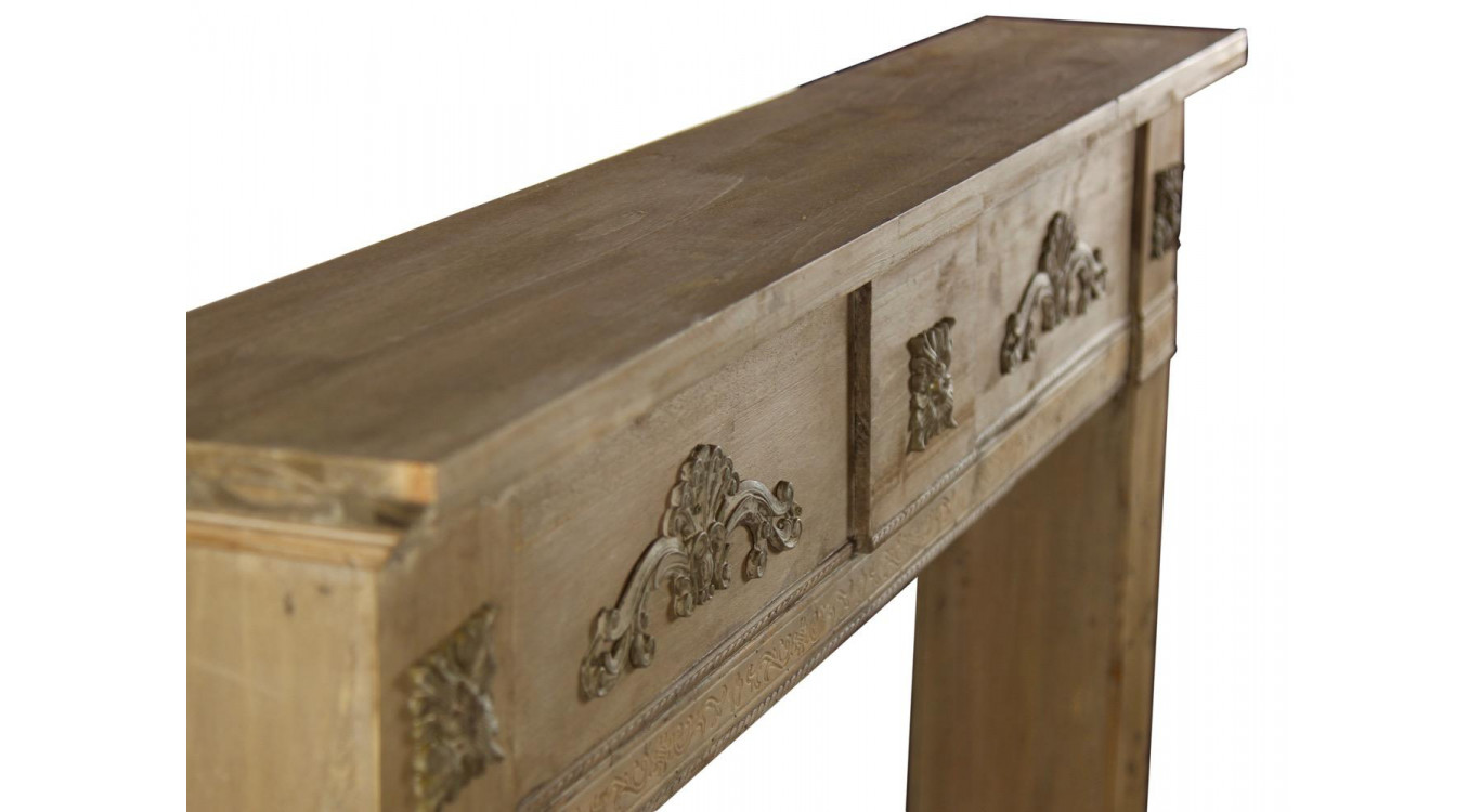 Einrahmung Mantel Kamin 137x20x114cm