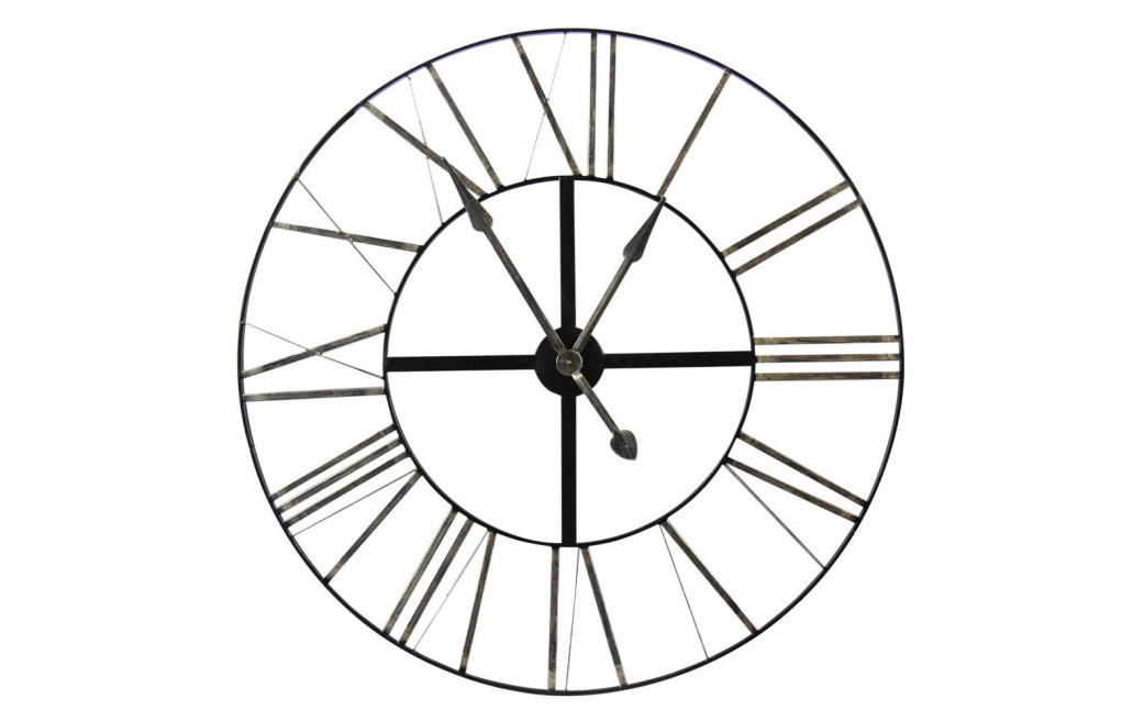Grande Horloge Ancienne Fer Forgé 90cm