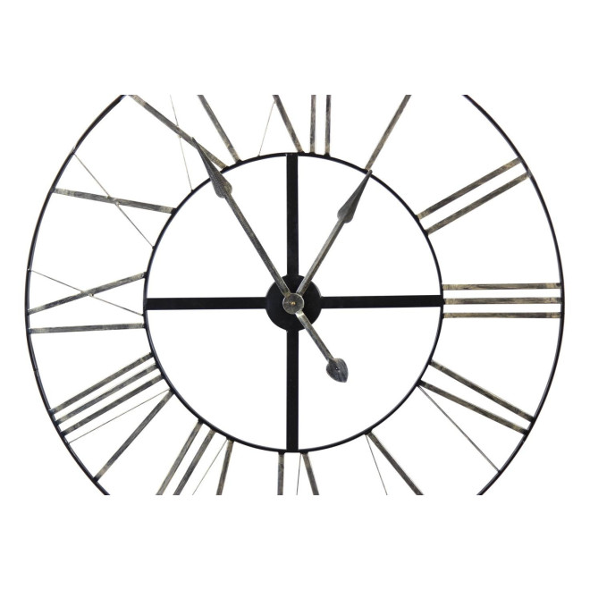 Große alte Uhr Schmiedeeisen 90cm