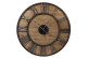 Große alte Uhr Schmiedeeisen Holz 80cm