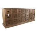 21 Drawer Wooden Sideboard 192x40.5x76cm