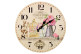 Alte Wanduhr Vase Rosa 34cm