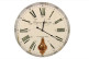 Horloge Ancienne Balancier Dupont & Allardet Blanc 58cm