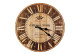 Alte Wanduhr Großer Wein Pferd Schwarz Braun 34cm