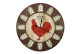 Horloge Ancienne Murale Bistrot le Coq 58cm