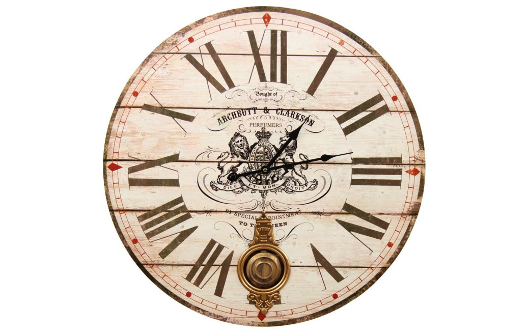 Horloge Ancienne Balancier Archbutt & Clarkson 58cm