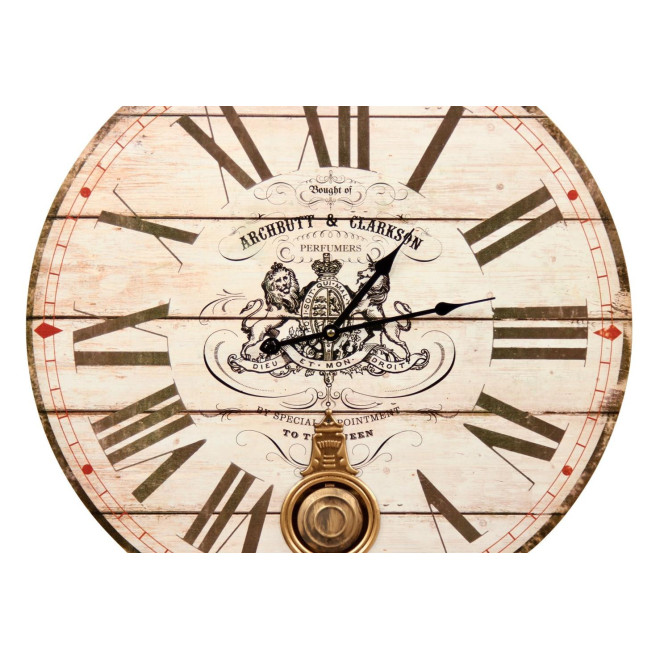 Horloge Ancienne Balancier Archbutt & Clarkson 58cm