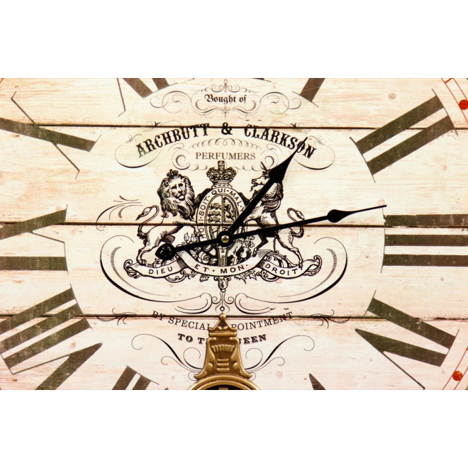 Horloge Ancienne Balancier Archbutt & Clarkson 58cm