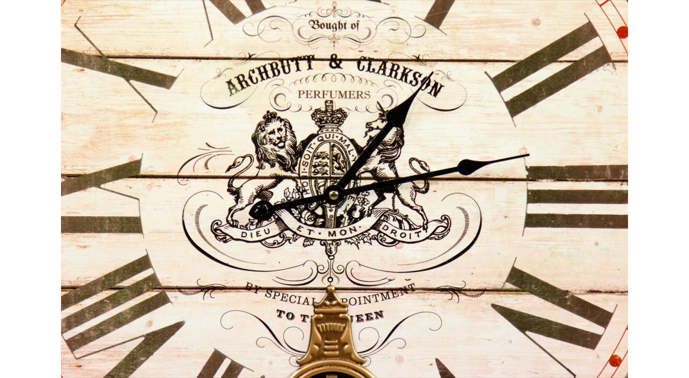 Horloge Ancienne Balancier Archbutt & Clarkson 58cm
