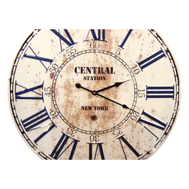 Antike Metalluhr Central Station New York 58cm
