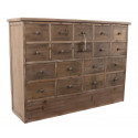 Grainetier 18 Drawer Wooden Chest 120x35x85cm