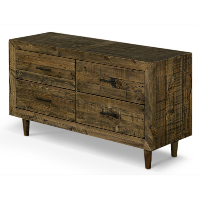 Meuble Bas Rangement Bois 120x40x68cm