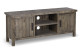 Meuble TV Bas Rangement Bois 150x40x61cm