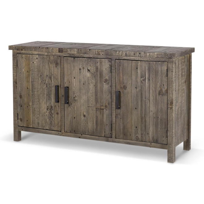Meuble Bas Rangement Bois 150x45.5x86cm
