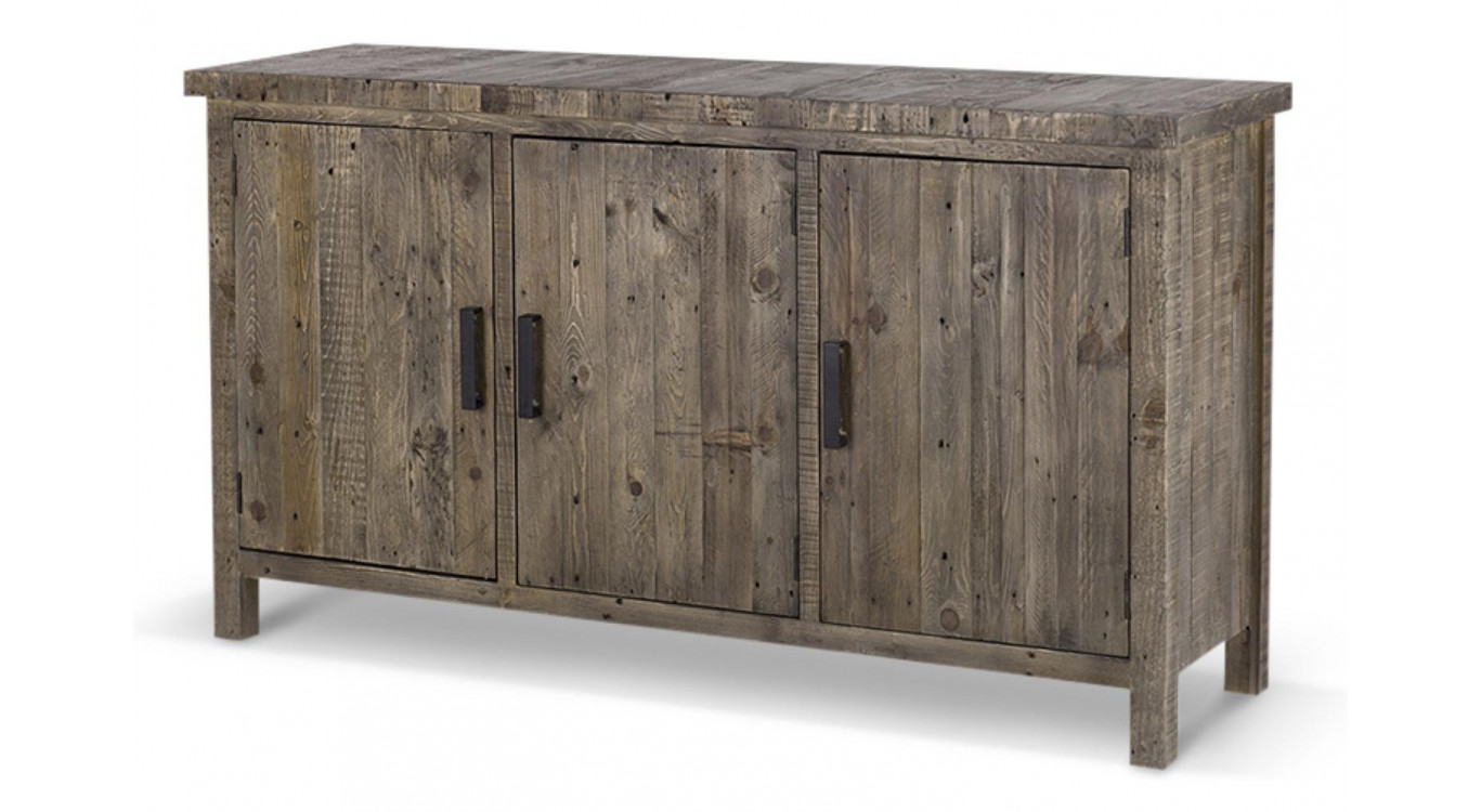 Meuble Bas Rangement Bois 150x45.5x86cm