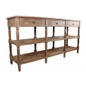 Console Drapier 3 Drawers Wood 199x50x99cm