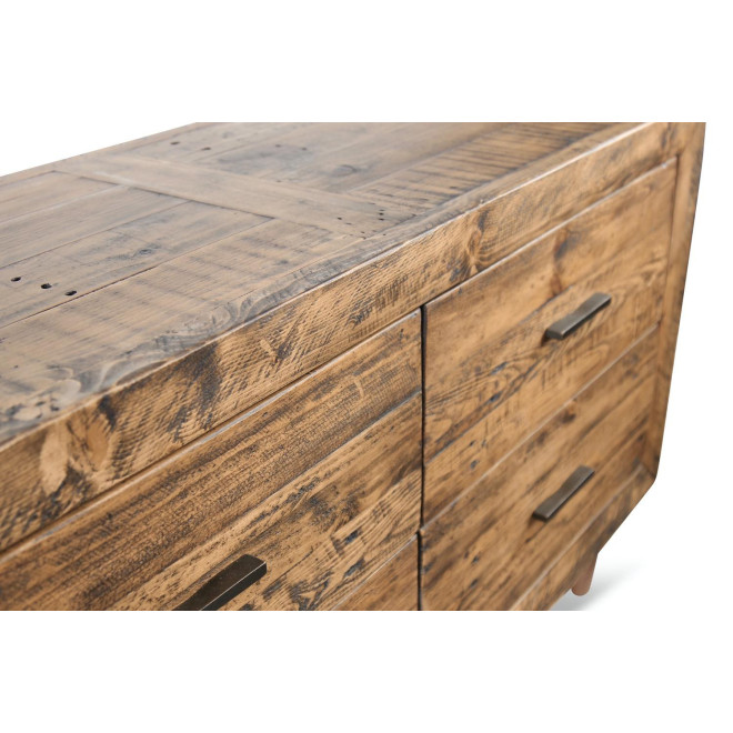 Meuble Bas Rangement Bois 120x40x68cm
