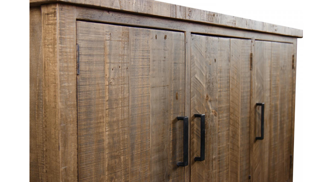 Unterschrank Aufbewahrung Holz 150x45.5x86cm