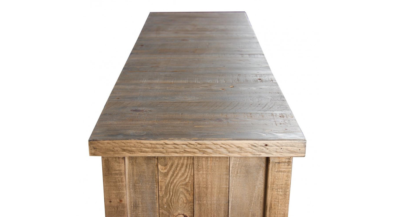 Meuble Bas Rangement Bois 150x45.5x86cm