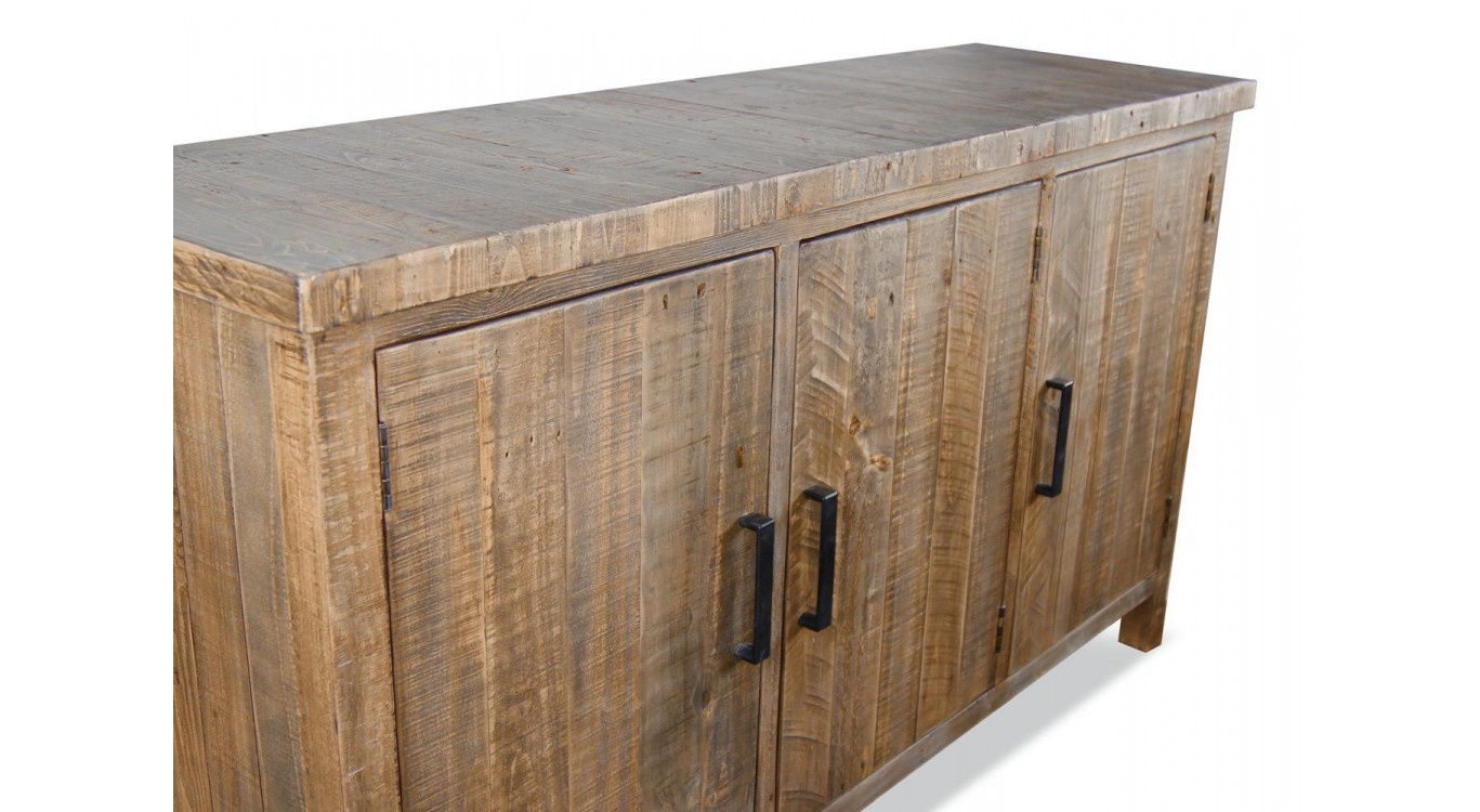 Meuble Bas Rangement Bois 150x45.5x86cm