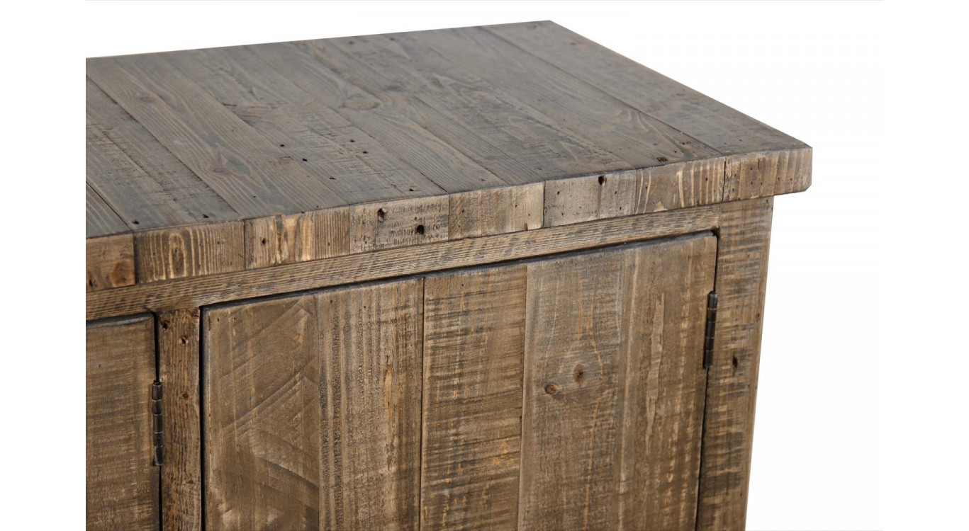 Meuble Bas Rangement Bois 150x45.5x86cm