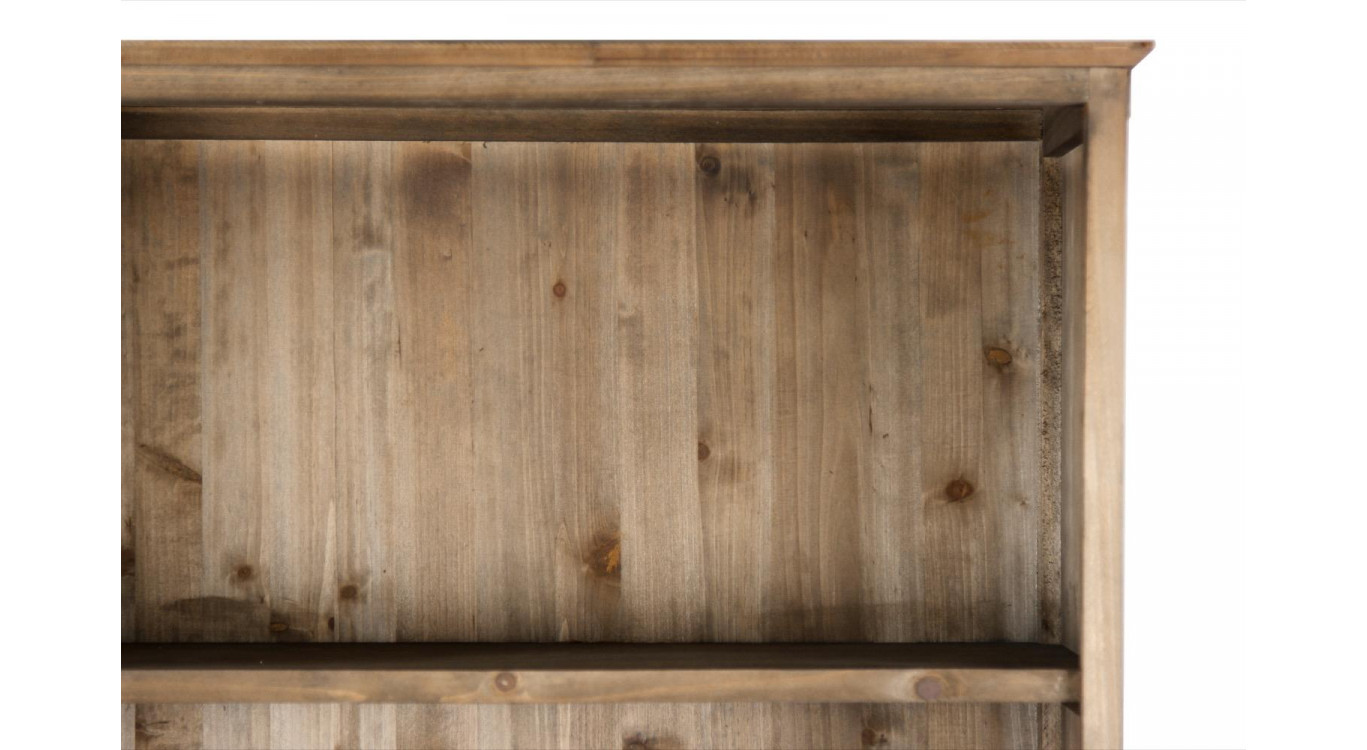 Buffet Vaisselier Rangement Holz 6 Schubladen 78x34x168cm