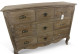 9 Drawer Wooden Chest 121x40x94cm