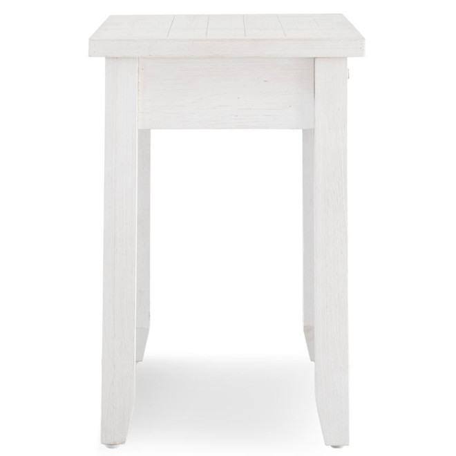 Bureau 1 Tiroir Bois Blanc 110x50x76cm