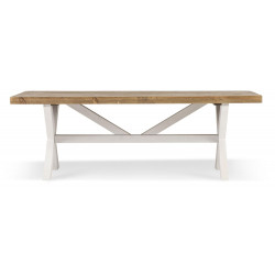 Table Basse Bois Blanc 120x75x41cm